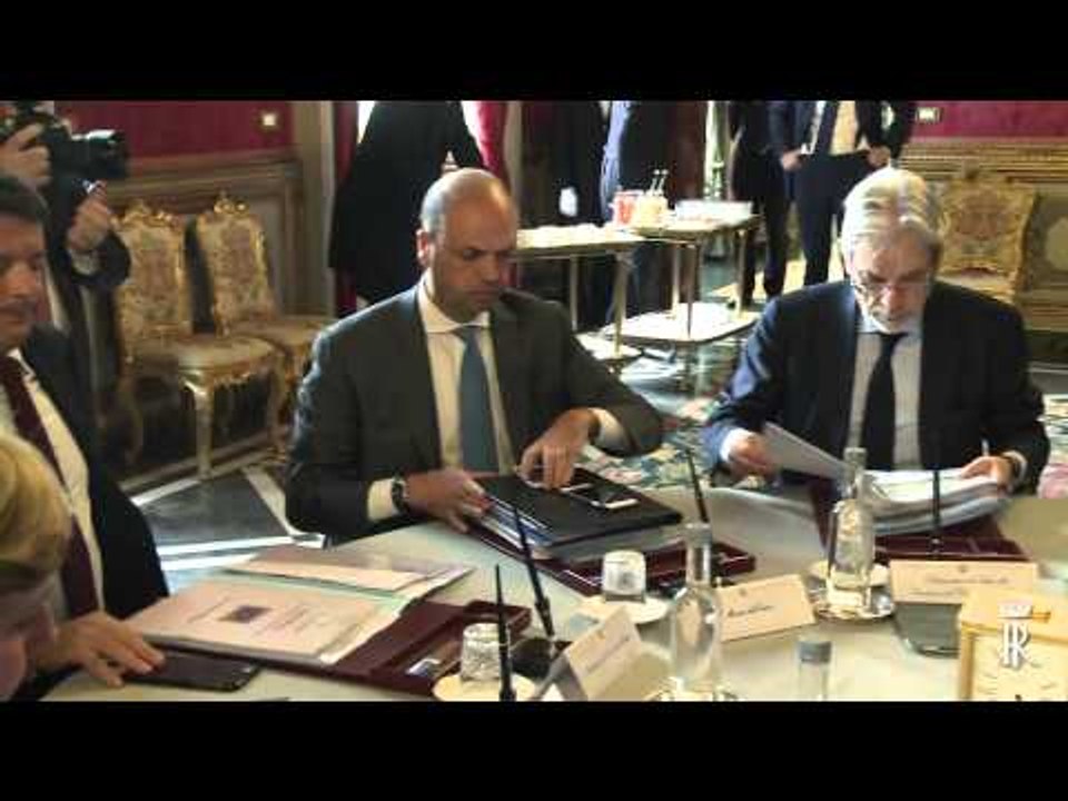 Roma - Riunione del Consiglio Supremo di Difesa (21.04.15)