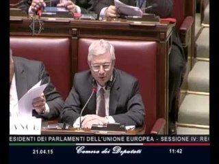 Roma - Conferenza Presidenti Parlamenti Ue - Prima parte eng (21.04.15)