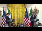 Washington - Conferenza stampa Renzi Obama alla Casa Bianca (17.04.15)