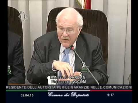Roma - Audizione Presidente Agcom, Cardani (02.04.15)