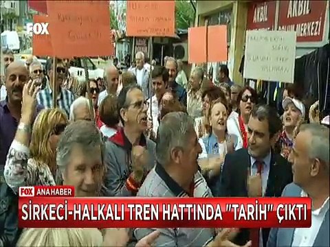 Sirkeci-Halkalı tren hattında çıkan tarihi Arkeologlar yerine itfaiyeciler kazıyor