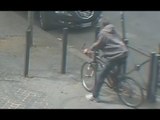 Roma - Ladro di biciclette a Trastevere, incastrato dalle telecamere (20.05.15)
