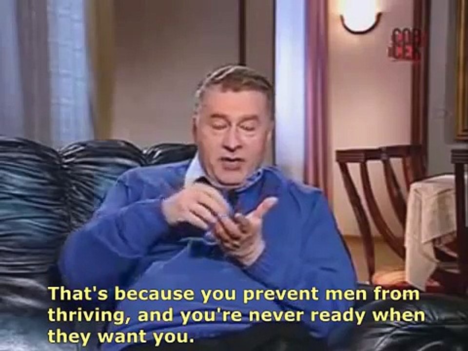 Vladimir Zhirinovsky reveals the truth about women