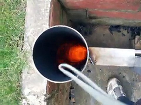 rocket burner vortex test 11