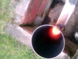 rocket burner vortex test 14