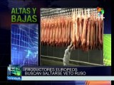 Productores europeos buscan saltar veto de Rusia
