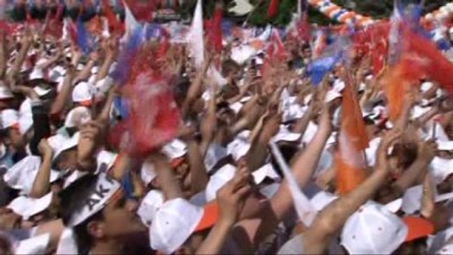 Çorum - Başbakan Davutoğlu AK Parti Çorum Mitinginde Konuştu 1