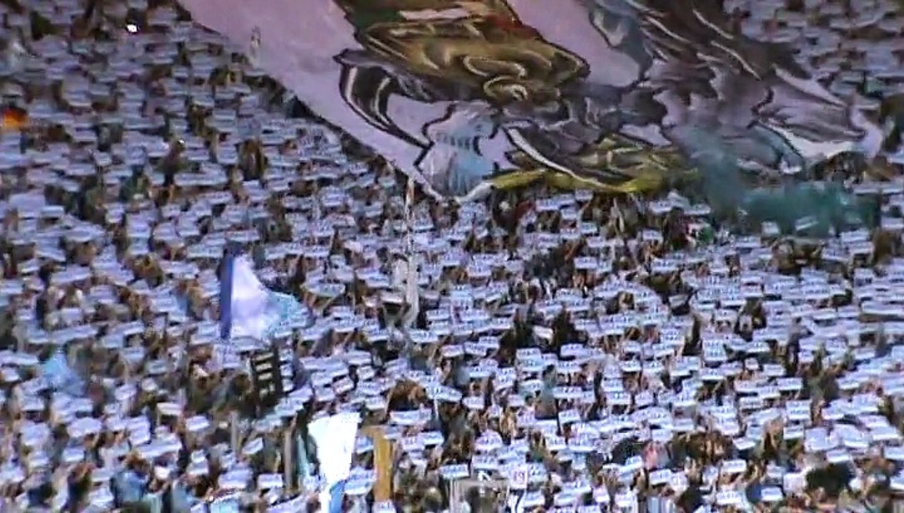 COREOGRAFIA NORD\TEVERE JUVENTUS LAZIO 20 MAGGIO 2015