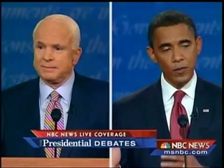 9/26/08 Pres. Debate:  Obama Nails McCain on Pakistan, "Bomb Iran"