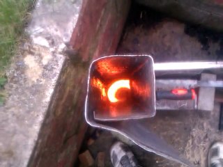 rocket burner vortex test 15