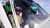 UH-1Y Hueys Flying Over Arizona