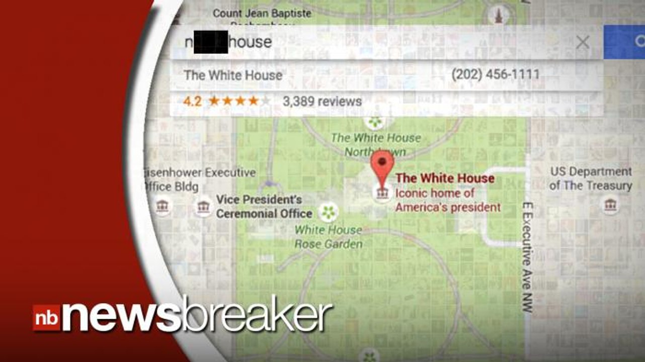 Google Apologizes After "'N-word' House" Map Search Brings Users to The White House
