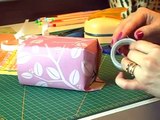 Artesanato: Aprenda a fazer um porta lápis com técnicas de Scrapbook