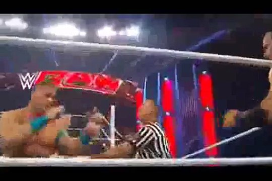 WWE RAW 11-5-2015 John Cena vs Neville United States Champions Full Match ( Rusev Interface ) 11 May 2015