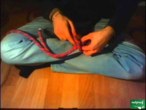 Faire un noeud de pêcheur double pour relier deux cordes