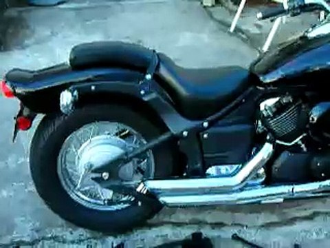 Yamaha V-Star 650 with Short Shots Exhaust