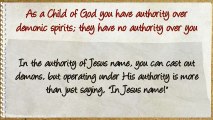 The Authority of Jesus Name