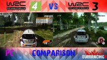 WRC 4 VS WRC 3 | Graphics & Sound Comparison | VW Polo R at Finland SS1 [HD]