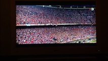 Pitada himno de España y Esperanza Aguirre - Copa del Rey 2012