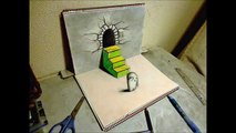 3D Drawing - Speed Drawing (Escape) - 3Dアートの制作風景
