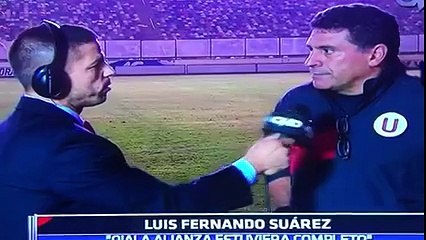 Alianza Lima: hinchas blanquiazules agarran de punto a Luis Fernando Suárez