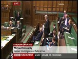 Lindsay Hoyle - ticks off a member for being late, deputy speaker