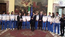 Scherma, Renzi incontra gli atleti azzurri protagonisti ai mondiali