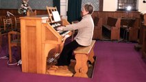 Alison playing Strand Presbyterian Church organ- Hymns
