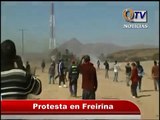 ENFRENTAMIENTOS ENTRE VECINOS DE FREIRINA Y CARABINEROS  (Quilicura TV)