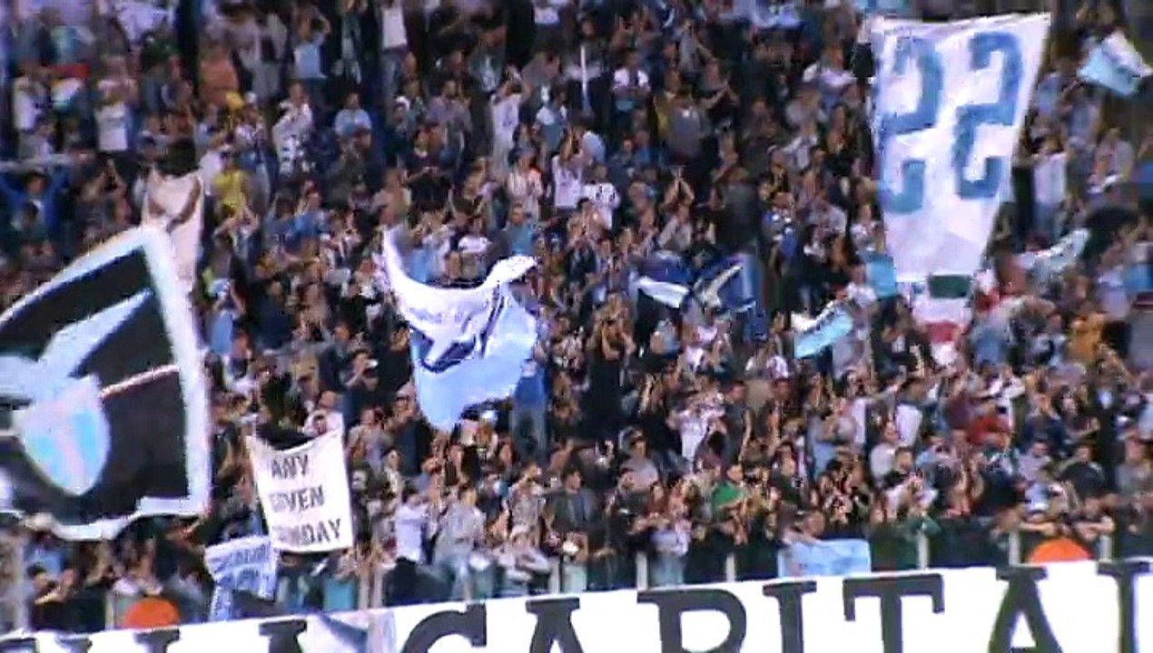 JUVENTUS - LAZIO 2-1, LA NORD APPLAUDE LA LAZIO