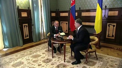 Poroshenko says Ukraine is being "severely attacked by Russia"