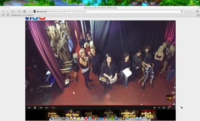 DWTS All Access footage (red room, makeup cam) from S20 Finale part 6 of 7