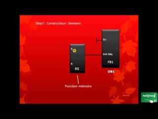 002 / 016 GEMMA / Programmation d'un forçage avec Step7 de Siemens