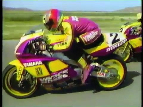 MotoGP star Colin Edwards Vance & Hines Race Team 1992 Yamaha FZR