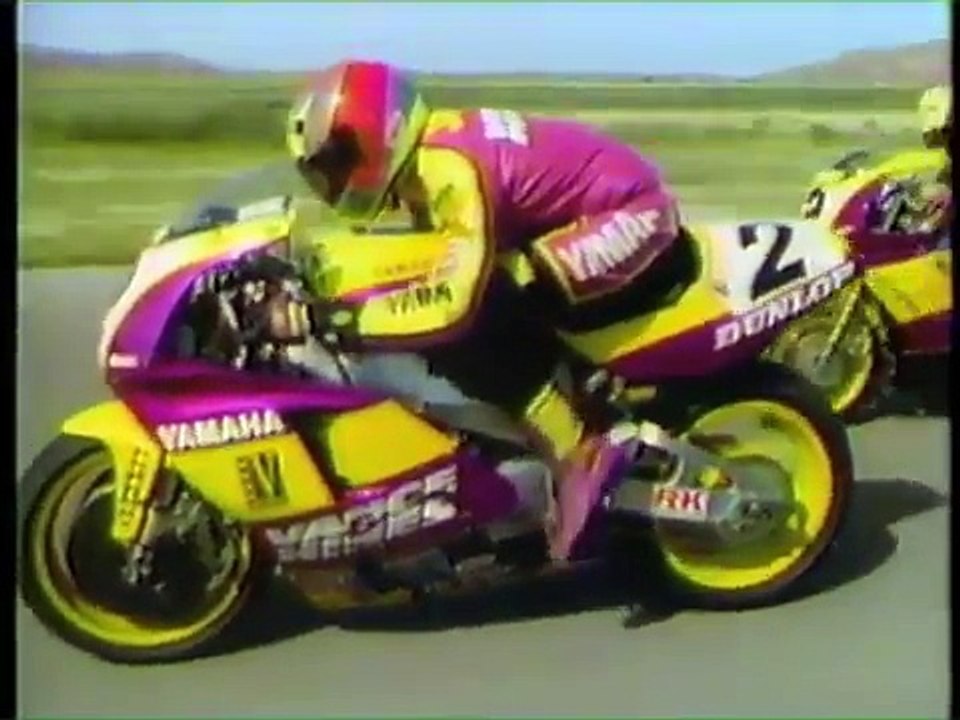 MotoGP star Colin Edwards Vance & Hines Race Team 1992 Yamaha FZR