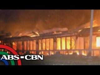 High school sa Surigao del Sur nasunog