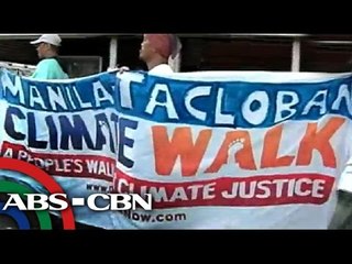 'Climate activists' lalakad mula Maynila hanggang Tacloban