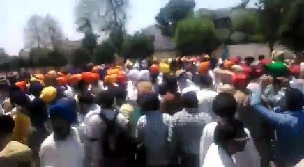 Bapu Surat Singh Ji  Morcha at Gurdwara Amb Sahib, Mohali