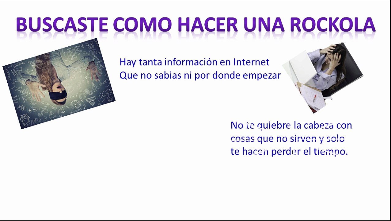 COMO HACER UNA ROCKOLA curso en videos