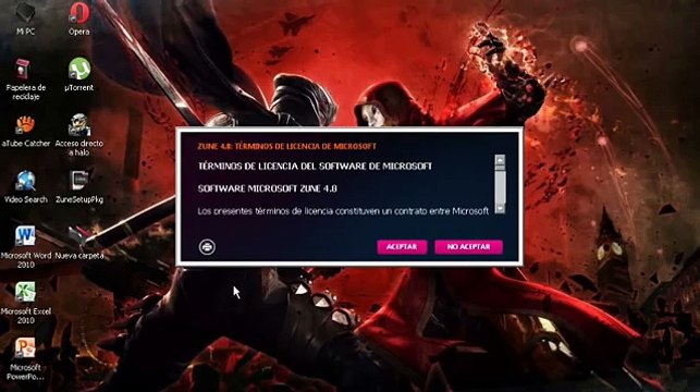 DESCARGAR E INSTALAR ZUNE PARA WINDOWS XP,VISTA,7,8.