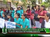 CON PROTESTAS EXIGEN INCLUSIÓN DE LOS CLAS EN PROCESO DE NOMBRAMIENTO