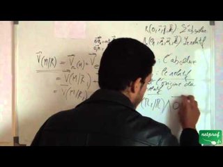 Cinématique du point matériel, exercice sur la composition de la vitesse et de l'accélération part 4