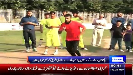 1mran Tahir Visits Aleem Dar Academy In Lac