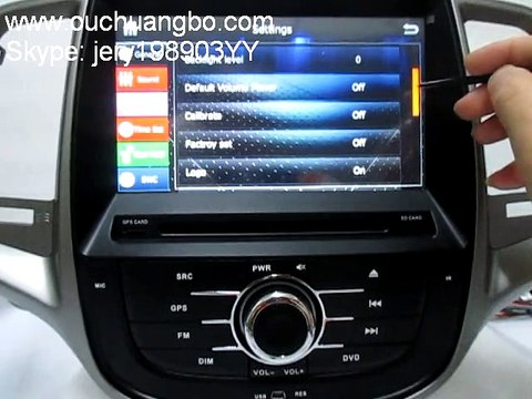 Ouchuangbo car audio dvd ChangAn Eado Change the language