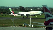 Emirates Boeing 777 Landing At Cape Town Airport