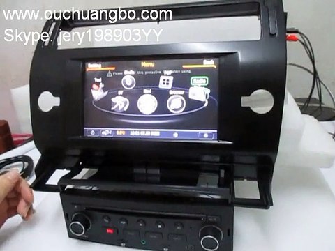 Ouchuangbo S100 platform Citroen C4 dvd navi