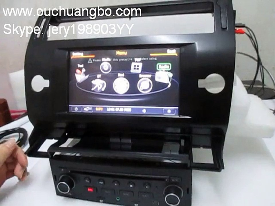 Ouchuangbo S100 platform Citroen C4 dvd navi