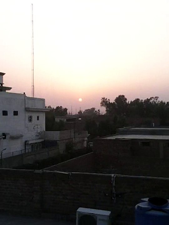 Sun sets time