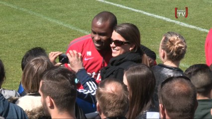 Le dernier entraînement de la saison en public