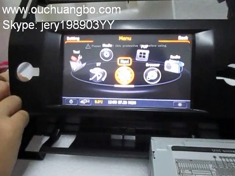 Ouchuangbo S100 Citroen C4 autoradio dvd gps Menu language
